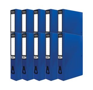 Pukka Brights Box File Foolscap Navy (10 Pack) BR-7998