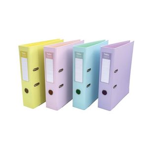 Pukka Pad Premium Lever Arch File Assorted Pastel (Pack of 4) 9723AST-PFF