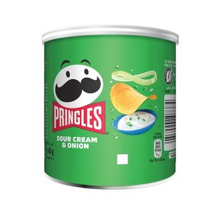 Pringles Sour Cream and Onion Crisps 40g (Pack of 12) 7000279000