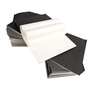 Pisces Art A3 Sketchbook 100gsm Plain Stapled Black (Pack of 100) SB100A3BLK