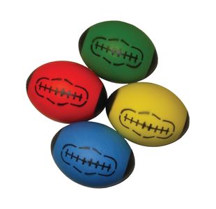 Soft Foam Rugby Balls Team Colours (Pack of 4) PP-15123-004K