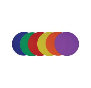 Sequence Discs Floor Markers Vinyl Assorted (Pack of 6) PP-15615-C06