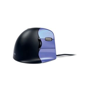 BakkerElkhuizen Evoluent 4 Small Wired Right Handed Vertical Mouse Black/Purple BNEEVR4S