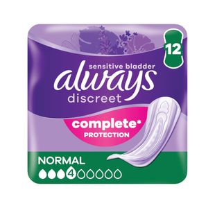 Always Discreet Pads Normal Pack of 12 74682