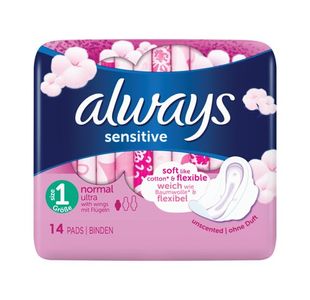 Always Sensitive Normal Ultra Sanitary Towel (Pack of 8) 71431
