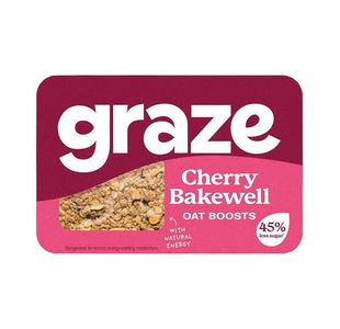 Graze Cherry Bakewell Flapjack Punnet (Pack of 9) 3270