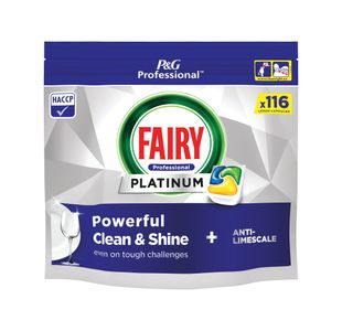 Fairy Professional Platinum Auto Lemon Dish Washing Capsules x116 (Pack of 2) C010417
