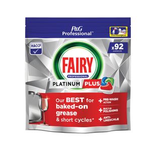 Fairy Professional Platinum+ Auto Original Dish Washing Capsules x92 (Pack of 2) C010416