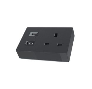 Quark Power Module1 Power & dual fast charge USB A+C - Black