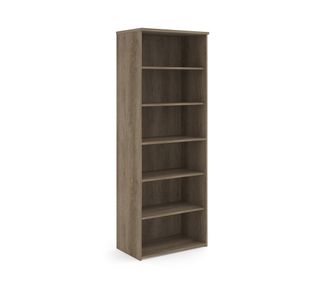 Universal bookcase 2140mm high with 5 shelves - Nebraska Oak