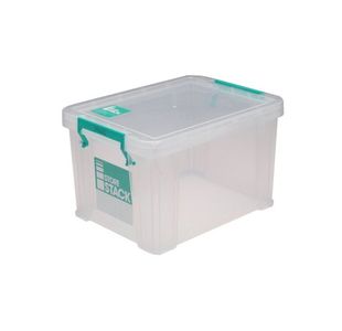 Storestack Storage Box Clear 1 Litre 180x110x90mm RB00814