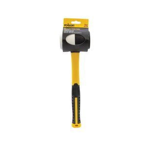 Rolson Combination Rubber Mallet 16oz Black/White Pack of 6 10560