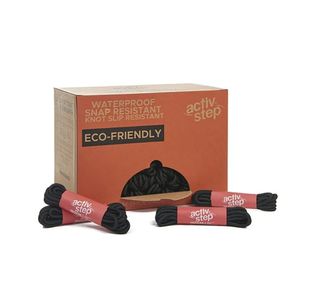 Rock Fall Activ-Step Recycled Abrasion Resistant Boot Laces (Pack of 50) Blk 160cm ABRLACBK/160