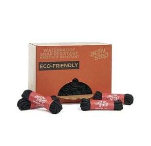 Rock Fall Activ-Step Recycled Abrasion Resistant Boot Laces (Pack of 50) Blk 240cm ABRLACBK/240