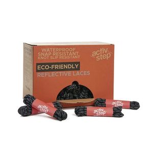 Rock Fall Activ-Step Recycled Abrasion Resistant Boot Laces (Pack of 50) Blk 160cm ABRLACBKVIZ/160