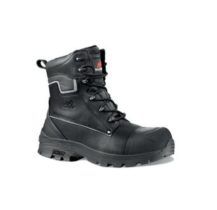 Rock Fall Shale High Leg Safety Boot Black 4 RF15/004