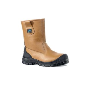 Rock Fall ProMan PM104 Chicago Rigger Safety Boot Tan 3 PM104/003