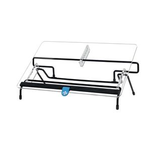 R-Go Flex Read Document Holder Soft Foam Wrist Support Medium Adjustable Clear/Black RGODOFRTR