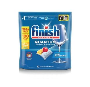 Finish Quantum All In One Dishwasher Tablets Lemon (Pack of 100) 3284032