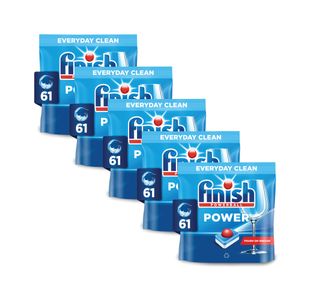 Finish Power Dishwashing Tablets Fresh x61 Tablets (Pack of 5) 3311089CASE