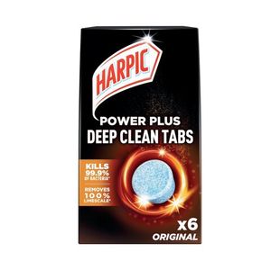 Harpic Power Plus Deep Clean Toilet Cleaner Tablets x6 Original (Pack of 8) 3249122