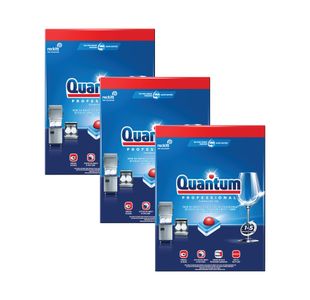 Quantum Professional Dishwasher Tablets (Pack of 125) Buy 2 Get 1 FOC