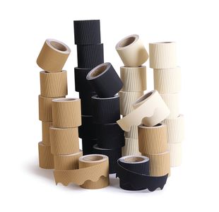 Natural Corrugated Border Rolls Assorted (Pack of 36) AD48109