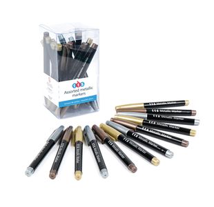 Metallic Markers Assorted (Pack of 12) AR03191