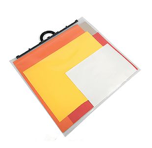 A2 Portfolios with Handle Polythene Clear (Pack of 10) A2 002527