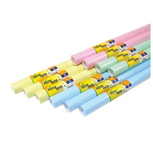Poster Paper Rolls 760mm x 10m Assorted Pastel (Pack of 10) AR02453