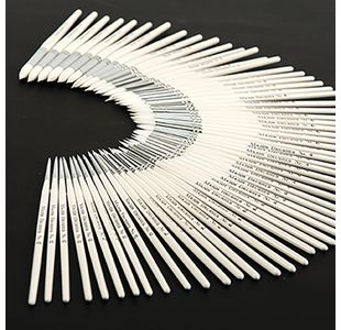 White Nylon Round Paint Brushes White Handle (Pack of 60) MJWNR