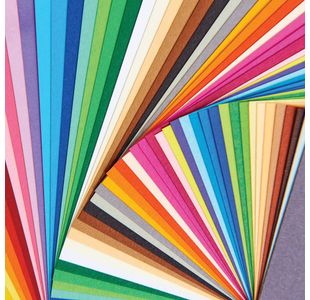 Coloured Card Pack Assorted 130gsm A4 (Pack of 50) AD48252