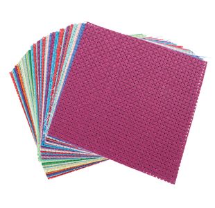 Binca Textile Squares 150x150mm Assorted (Pack of 50) TE00040