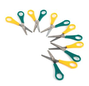 Left Handed Ruler Scissors 13cm (Pack of 6) AR10185