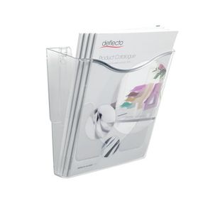 Deflecto Crystal Portrait Literature Holder A4 CP078YTCRY