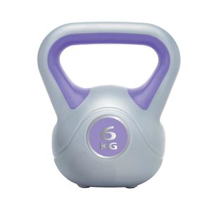 Urban Fitness Powder Coated Cast Iron Kettlebell 6kg Purple UFW0806