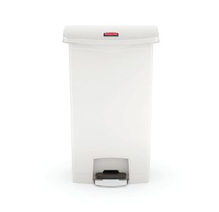 Rubbermaid Slim Jim Pedal Bin 50 Litres White 1883557
