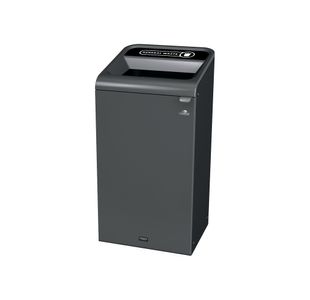 Rubbermaid Configure Container with General Waste Label 87L Black 2154755