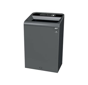 Rubbermaid Configure Container with General Waste Label 125L Black 2154762