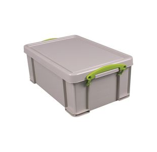 Really Useful 9L Stacking Box Recycled Grey 9RDG