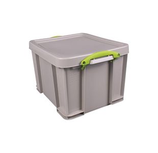 Really Useful 35L Stacking Box Recycled Grey 35RDGCB