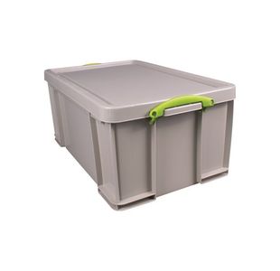 Really Useful 64L Stacking Box Recycled Grey 64RDGCB