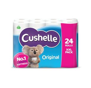 Cushelle 2-Ply Toilet Tissue Rolls White (Pack of 24) BH0013