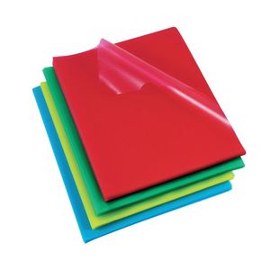 Rexel Cut Flush Folders Polypropylene A4 Assorted (Pack of 100) 12216AS
