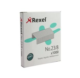 Rexel No 23 Staples 8mm (Pack of 1000) 2101054