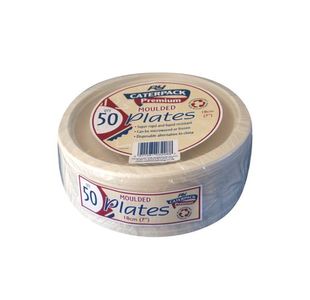 Super Rigid 7 Inch Biodegradable Plate (Pack of 50) 3865
