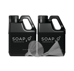 Soap2o Forever Bottles with Funnels 4 Litres Pack of 2 S2O4LFBX2