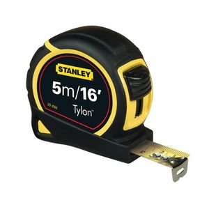 Stanley Retractable Tape Measure with Belt Clip 5 Metre 0-30-696