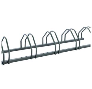 Cycle Rack 5-Bike Capacity Aluminium 309713