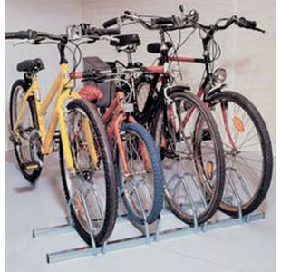 Cycle Rack 4-Bike Capacity Aluminium 309714